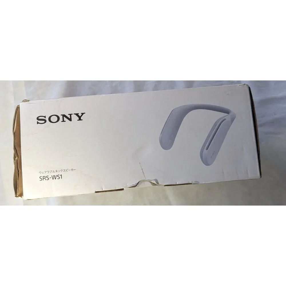 SONY SRS-WS1 Wearable Neck Speaker System Wireless TV Gaming Immersive Sound NIB